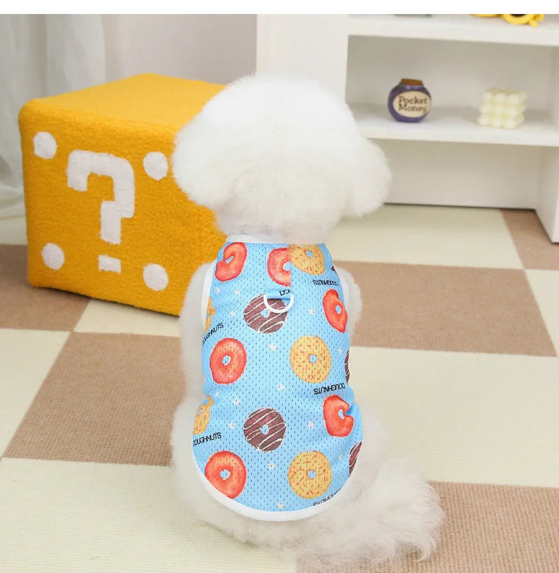 Summer Dog Clothes | Breathable Thin Dog Vest | Puppy T-shirt