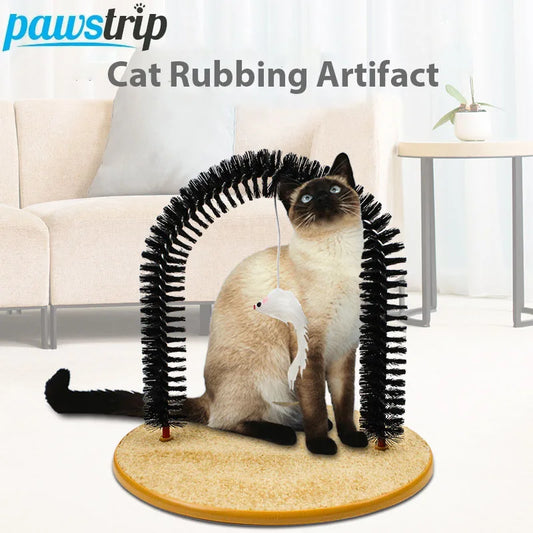 4-in-1 Cat Toy | Multifunctional Cat Scratching Toys With Hanging Mouse