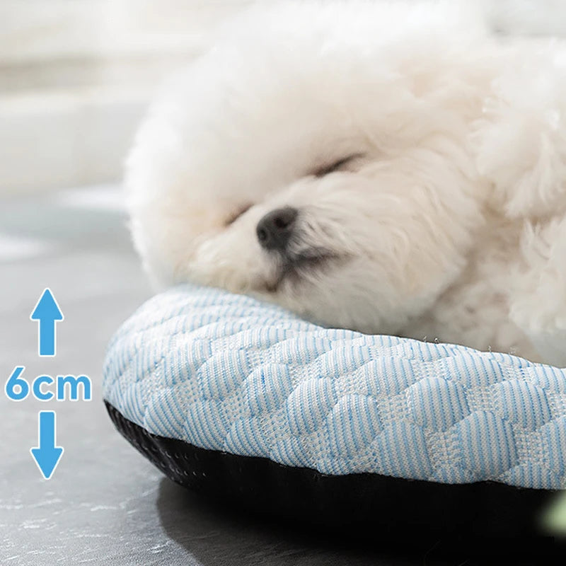 Summer Cooling Dog Sleeping Mat | Cloud Shape Puppy Bed | Washable Breathable