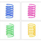 Interactive Cat Toy | Spring Toys for Kitten | Colorful Pet Coil Spiral Springs