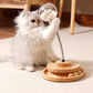 Interactive Pet Toy | Cat Turntable Toys | Kitten Playing Slow Feeders