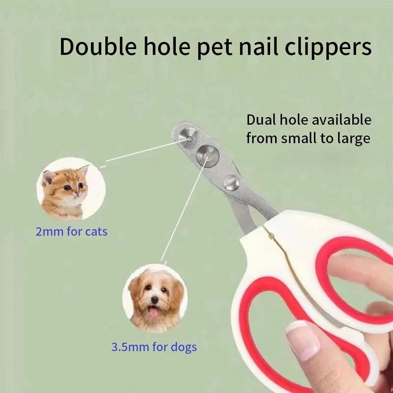 Professional Cat Nail Clippers | Stainless Steel Dog Claws Cutter | Pet Nail Grooming Trimmer