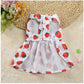 Floral Princess Dog Dress | Spring Summer Pet Clothes | Printed Puppy Skirt