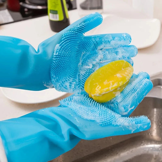 Pet Grooming Cleaning Gloves | Dog Cat Bathing Shampoo Glove | Hair Removal Scrubber Glove