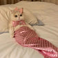 Cat Mermaid Costume | Pet Swimsuit Fish Tail Shape | Kitten Bikini Outfit