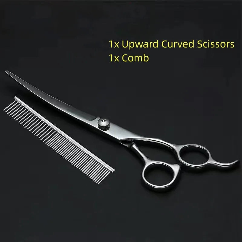 Pet Grooming Scissors | Dog Hair Tool Set | Professional Haircutting Trimming Scissors