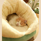 Winter Warm Pet Bed | Soft Cozy Cat Cave | Kitten House Nest Sleep Bag