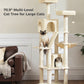 Large Cat Tree | Tall Cat Tower for Indoor Cats | Multi-Level Plush Cat Condo with Scratching Posts