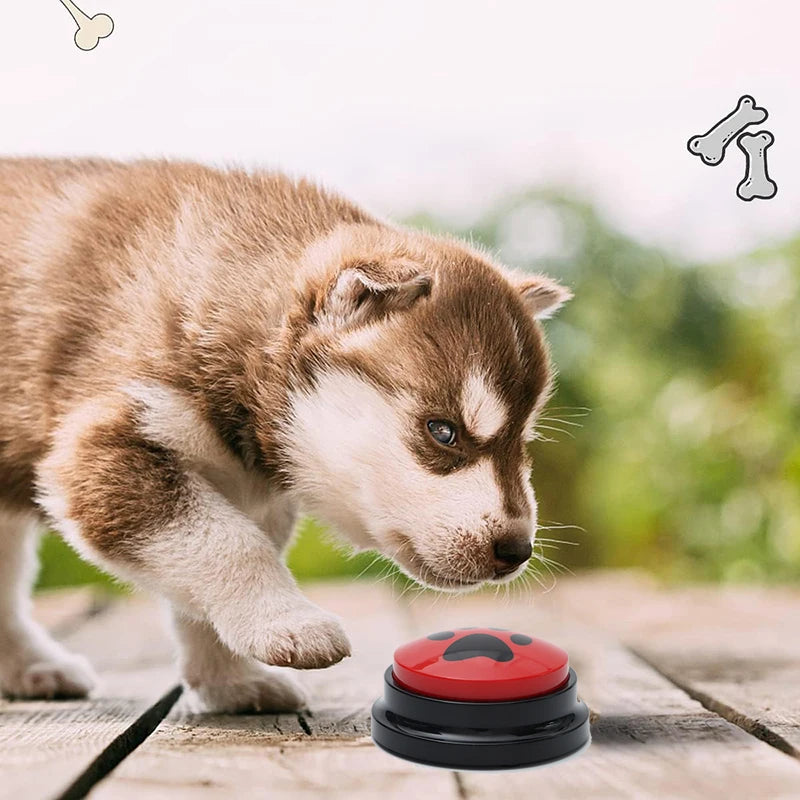 Pet Communication Button | Dog Talking Toys | Recordable Puppy Speaking Training