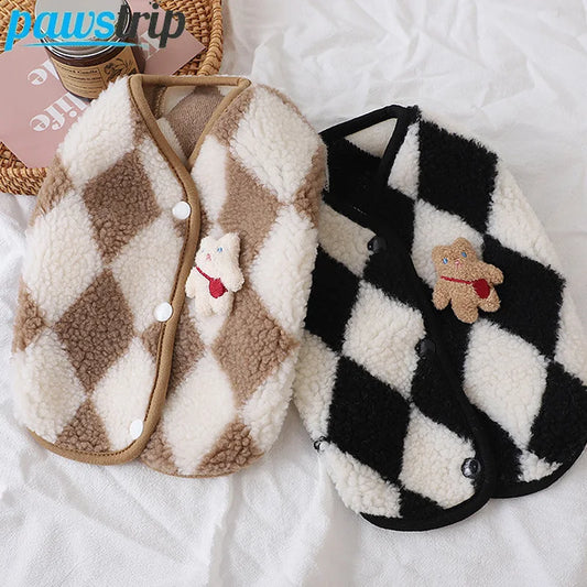 Autumn Winter Dog Clothes | Warm Pet Dog Coat Jacket | Soft Pet Vest