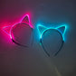 Luminous Cat Ears | Pet LED Hair Band | Kitten Cosplay Headband